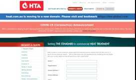 
							         HTA - Customer Portal - Get a quote on the following treaments ...								  
							    