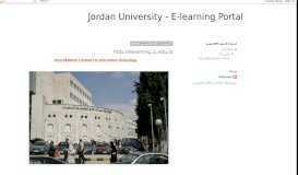 
							         http://elearning.ju.edu.jo - Jordan University - E-learning Portal								  
							    