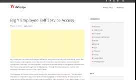 
							         http://ess.bigy.com – Big Y Employee Self Service Access | WebSnips								  
							    