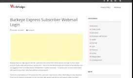 
							         https://mail.bex.net - Buckeye Express Subscriber Webmail ...								  
							    