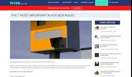 
							         https://www.wisedriving.com/ - The 7 most important black box ...								  
							    