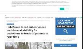 
							         Hub Group to roll out enhanced end-to-end visibility for customers to ...								  
							    