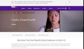 
							         Hub Network - FedEx SmartPost								  
							    