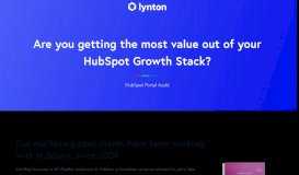 
							         HubSpot Portal Audit | LyntonWeb								  
							    