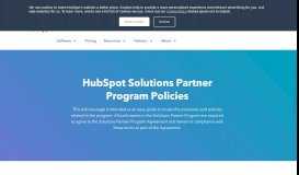 
							         HubSpot Sales Partner Program Policies								  
							    