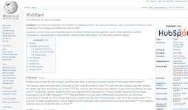 
							         HubSpot - Wikipedia								  
							    