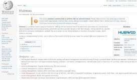 
							         Hubwoo - Wikipedia								  
							    
