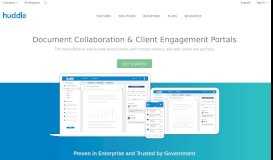 
							         Huddle | Secure Document Collaboration & Client Portal Software								  
							    