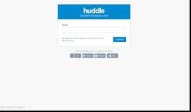 
							         Huddle: Sign In								  
							    
