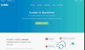 
							         Huddle vs SharePoint | Huddle								  
							    