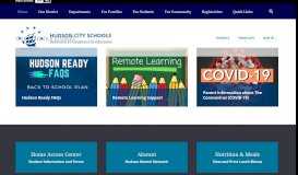 
							         Hudson City Schools / Homepage								  
							    
