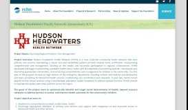 
							         Hudson Headwaters Health Network (Queensbury, N.Y.) | RCHN CHF								  
							    