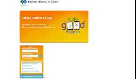 
							         Hudson Hospital & Clinic Online Patient Services - HealthPartners								  
							    