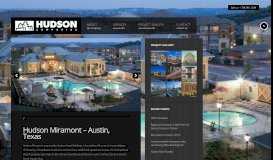 
							         Hudson Miramont – Austin, Texas - Hudson Companies								  
							    