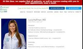 
							         Huffman, Lucia MD | Physicians Primary Care								  
							    