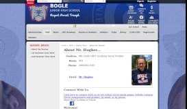 
							         Hughes, Brock / About the Teacher - Chandler Unified School District								  
							    