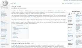 
							         Hugo Boss - Wikipedia								  
							    