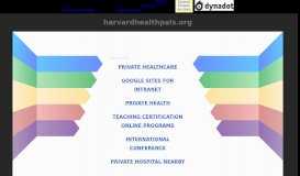 
							         HUHS Links - Harvard HealthPALs								  
							    