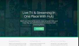 
							         Hulu + Live TV								  
							    
