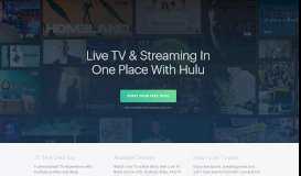 
							         Hulu with Live TV								  
							    