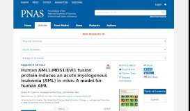 
							         Human AML1/MDS1/EVI1 fusion protein induces an acute ... - PNAS								  
							    