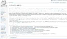 
							         Human Longevity - Wikipedia								  
							    