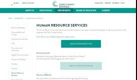 
							         Human Resource Services - Dare County Schools								  
							    
