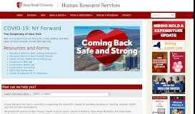 
							         Human Resource Services - Stony Brook University								  
							    