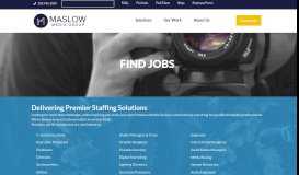 
							         Human Resource Staffing Solutions | Maslow Media Group								  
							    