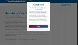 
							         Human resources | AkzoNobel								  
							    