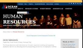 
							         Human Resources and Employment Opportunities | Ocean County ...								  
							    