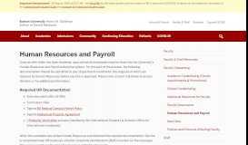
							         Human Resources and Payroll | Dental School - Boston University								  
							    
