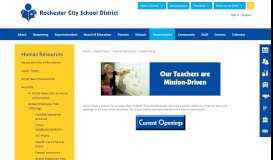 
							         Human Resources / Apply Today - Rochester City School District								  
							    