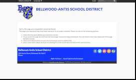 
							         Human Resources - Bellwood-Antis School District								  
							    
