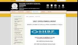 
							         Human Resources / Benefits - Wayne County School System								  
							    