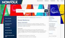 
							         Human Resources - City of Norfolk, Virginia - Official Website								  
							    