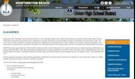 
							         Human Resources - Classified - Huntington Beach Union High School ...								  
							    