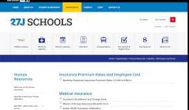 
							         Human Resources / Employee Benefit Forms - 27J Schools								  
							    
