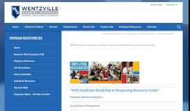 
							         Human Resources / Employee Resources - Wentzville School District								  
							    