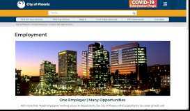 
							         Human Resources Employment - City of Phoenix								  
							    