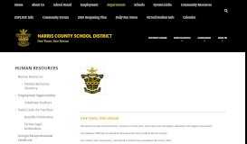 
							         Human Resources / Employment Opportunities - Harris County School ...								  
							    