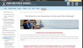 
							         Human Resources / Employment Opportunities - Portland Public ...								  
							    