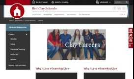 
							         Human Resources / Employment Opportunities - Red Clay ...								  
							    