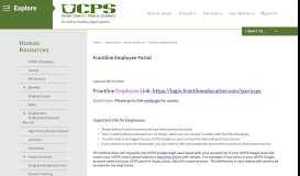 
							         Human Resources / Frontline Employee Portal - Union County Public ...								  
							    