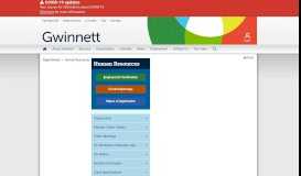 
							         Human Resources | Gwinnett County								  
							    