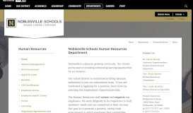 
							         Human Resources / Home - Noblesville Schools								  
							    