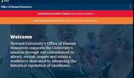 
							         Human Resources - Howard University								  
							    