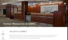 
							         Human Resources in Baltimore, MD - GBMC HealthCare								  
							    