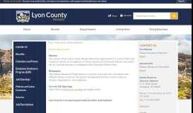 
							         Human Resources | Lyon County, NV - Official Website								  
							    
