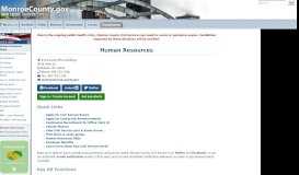 
							         Human Resources | Monroe County, NY								  
							    